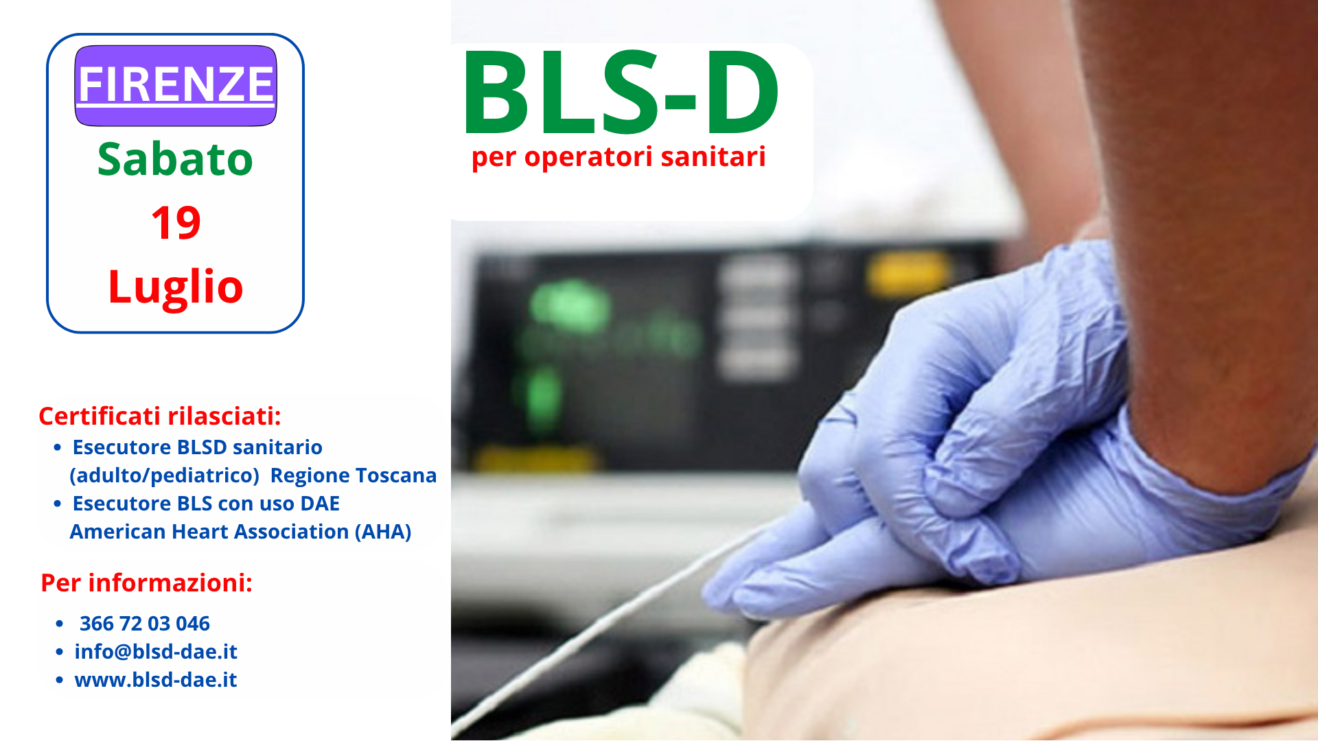 Luglio 19_2025 - Corso BLSD sanitario (adulto e pediatrico)